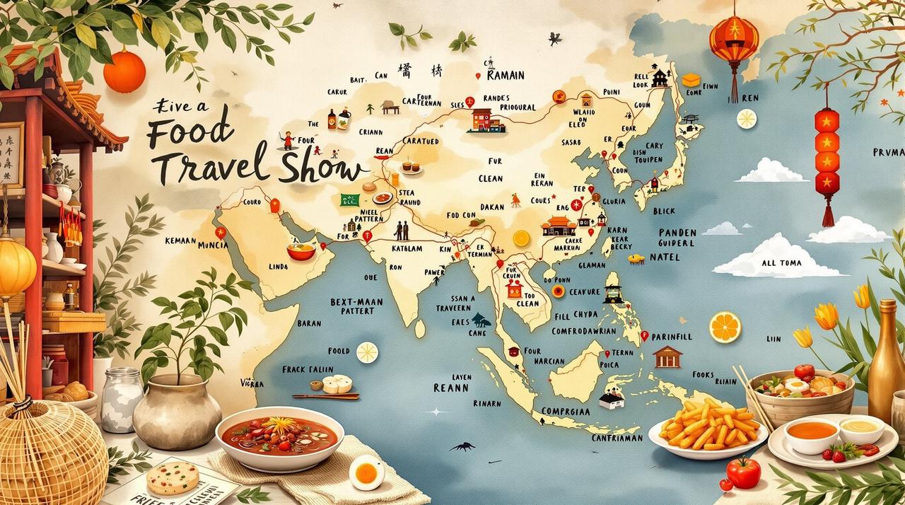 手绘美食地图 - 综艺 - 如家影院